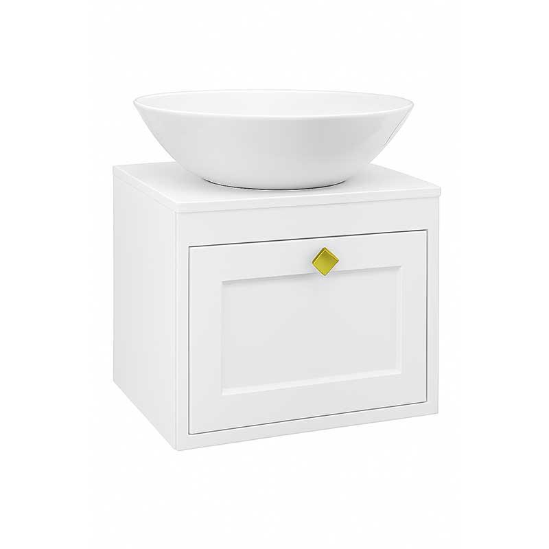 روشویی کابینتی 40*50 آناهیتا رنگ سفید کد 259