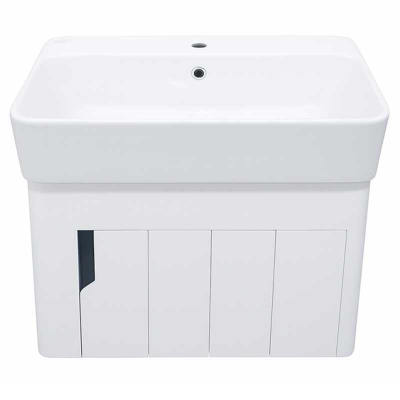 روشویی کابینتی 40*50 نسترن رنگ سفید کد 260